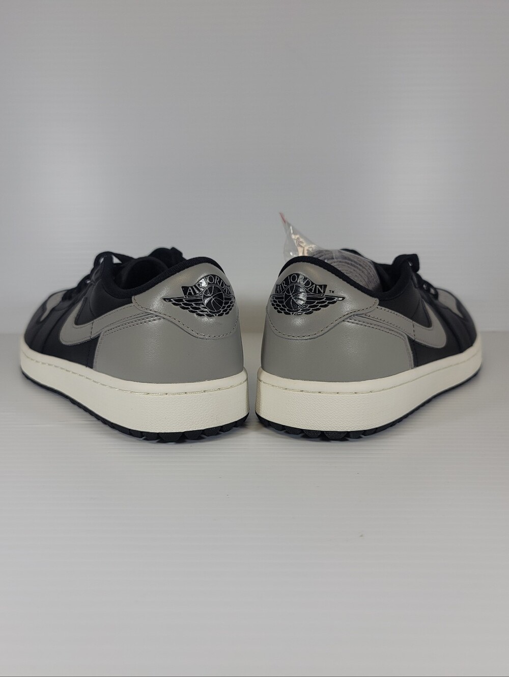 Nike Air Jordan 1 Low Golf Men’s Size 10.5 Shadow Grey Leather Shoes DD9315 001 - Picture 8 of 11